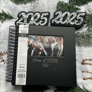 Recollections Black Class of 2025 Photo Album and 2 photo stands